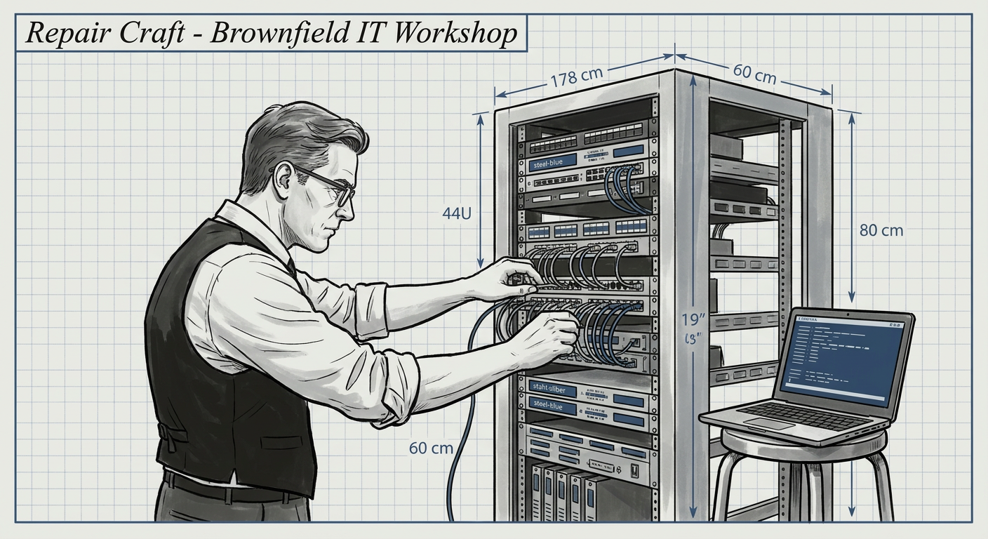 Werkstatt: Hardware-Reparatur am Server-Rack
